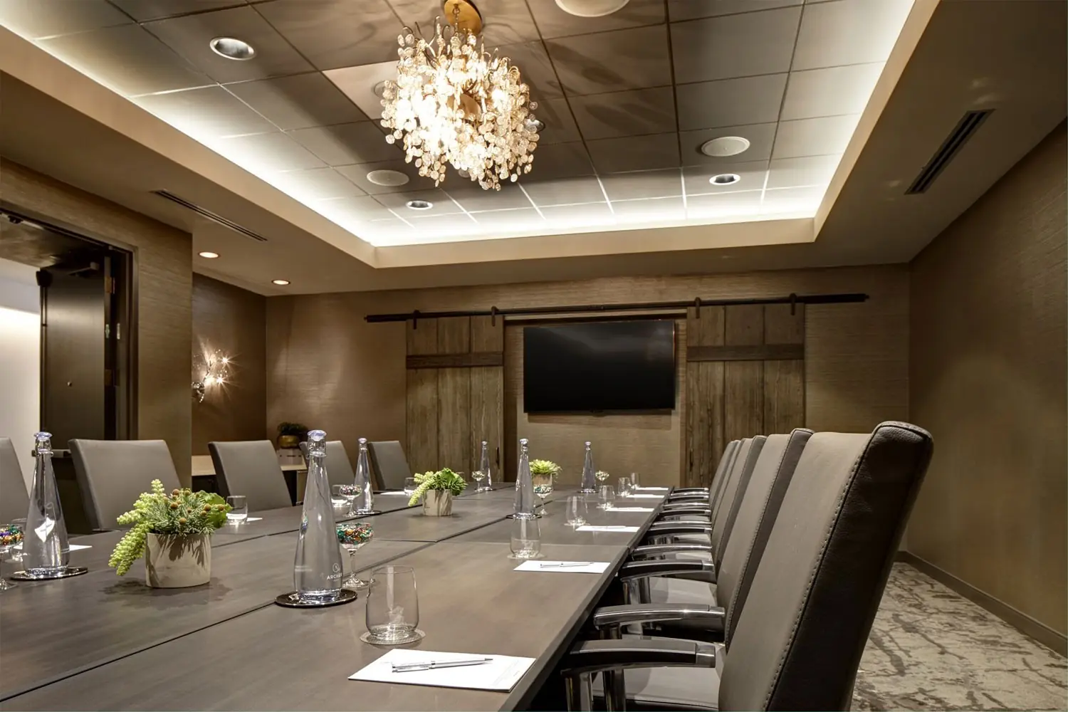 Archer Hotel Napa - Boardroom set up in the Krug Salon