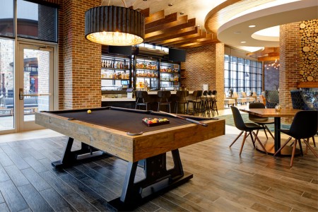 AKB Hotel Bar with industrial pool table