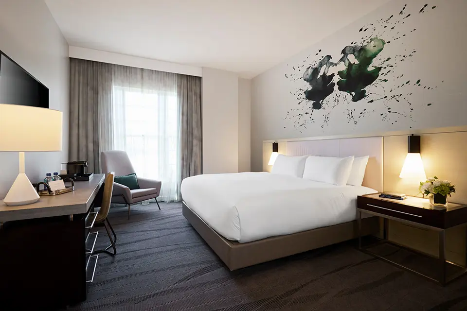 King Deluxe Guest Room at Archer Hotel Old Town Alexandria