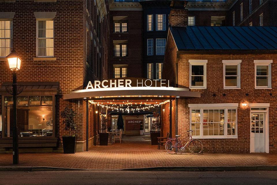 Exterior of Archer Hotel Alexandria