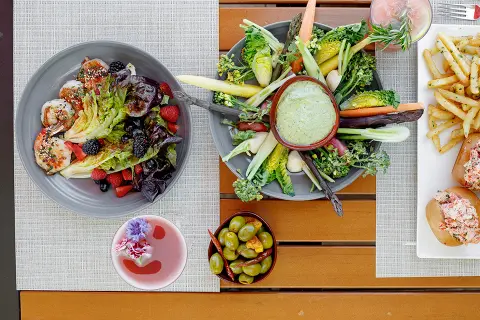 Sky & Vine spring menu