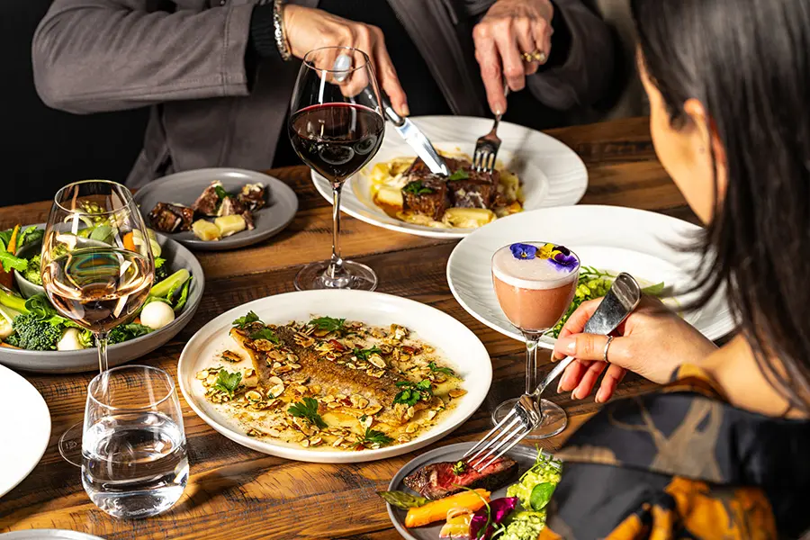 Archer Hotel Napa - couple dining