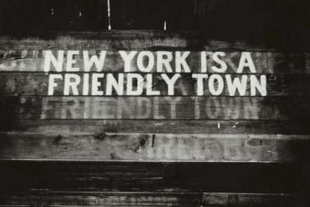 New York Is a Friendly Town, 1945 — Photograph by Weegee