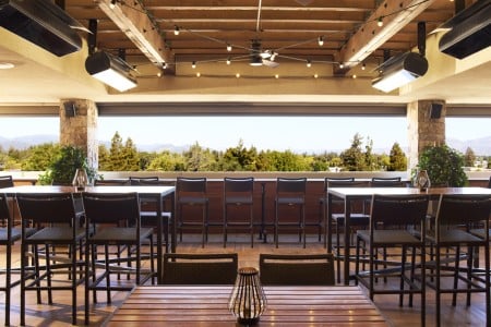Sky & Vine Rooftop Bar Seating