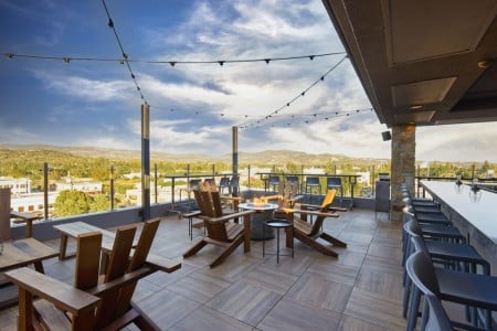 Whiskey Bar at Sky & Vine Rooftop Bar — Seating