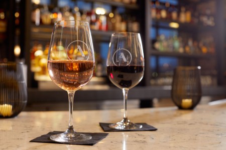 Wine at Archer's Kitchen and Bar — Two glasses
