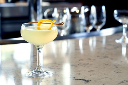 Cocktails at Archer's Kitchen + Bar — Garnished cocktail