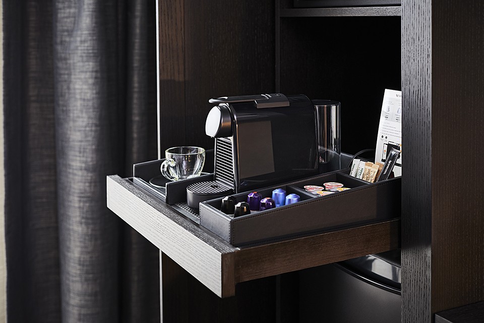 Complimentary in-room Nespresso coffee experience