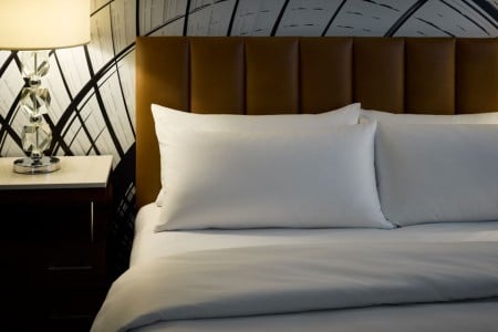 Archer Hotel Falls Church - Archer's Den Bed Detail