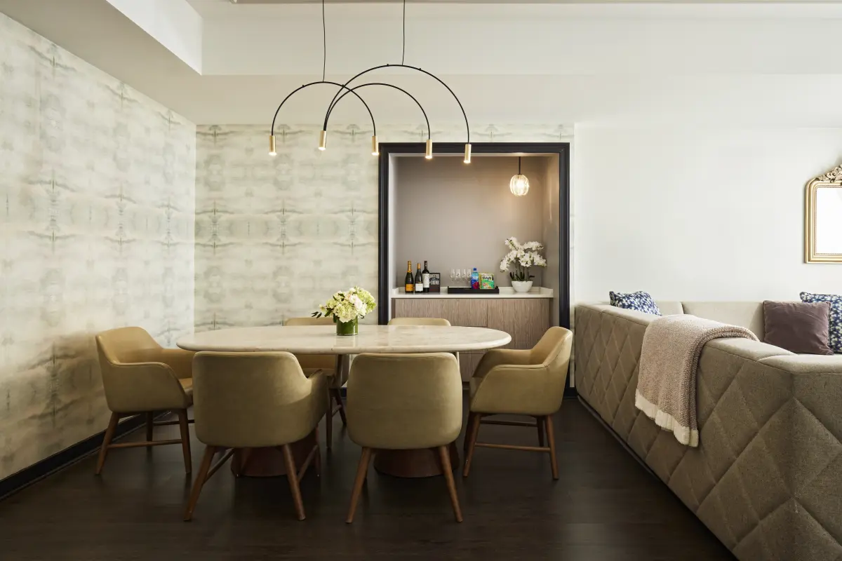 Presidential Suite table area