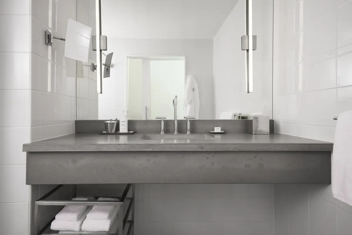 King Rain Shower vanity