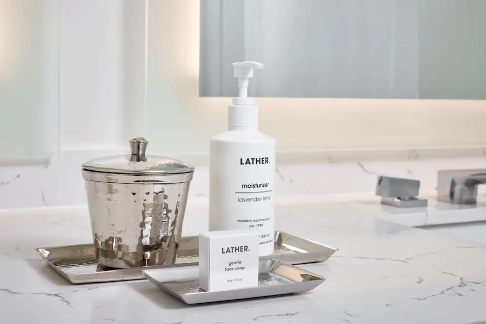 Bathroom vanity detail