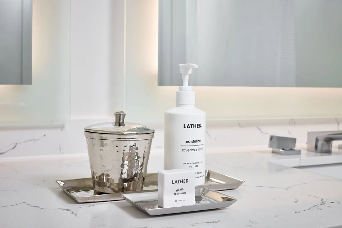 Bathroom vanity detail