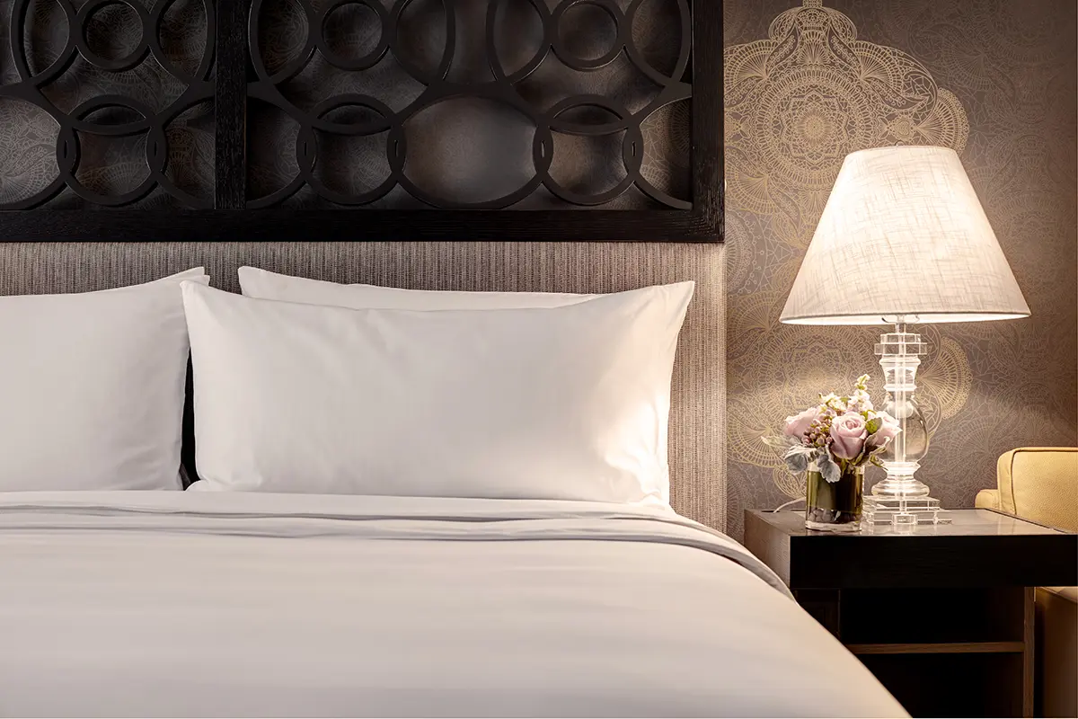 Deluxe King - bed and nightstand