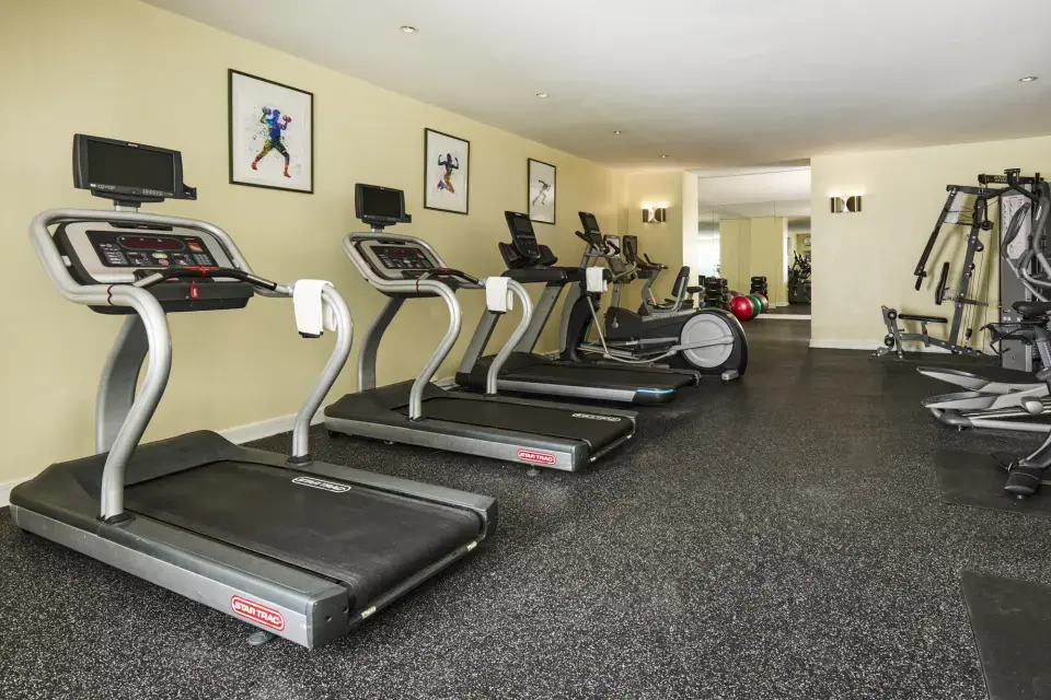 Fitness Studio - fully-equipped on-site fitness center with treadmills and other cardio workout equipment