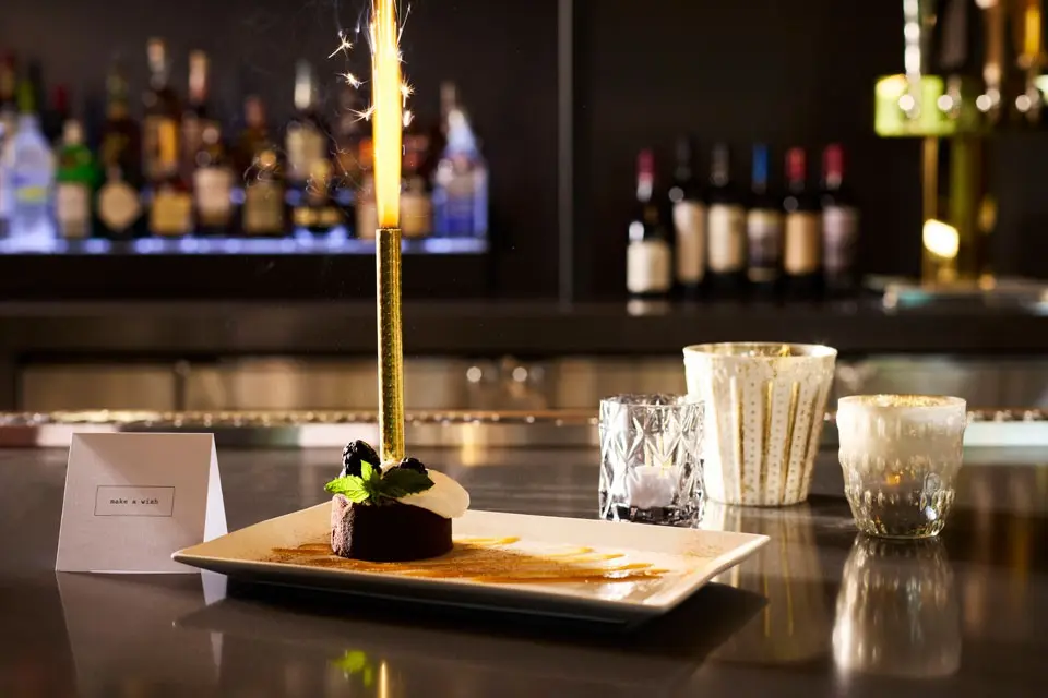 Archer Hotel Falls Church - Make a wish dessert