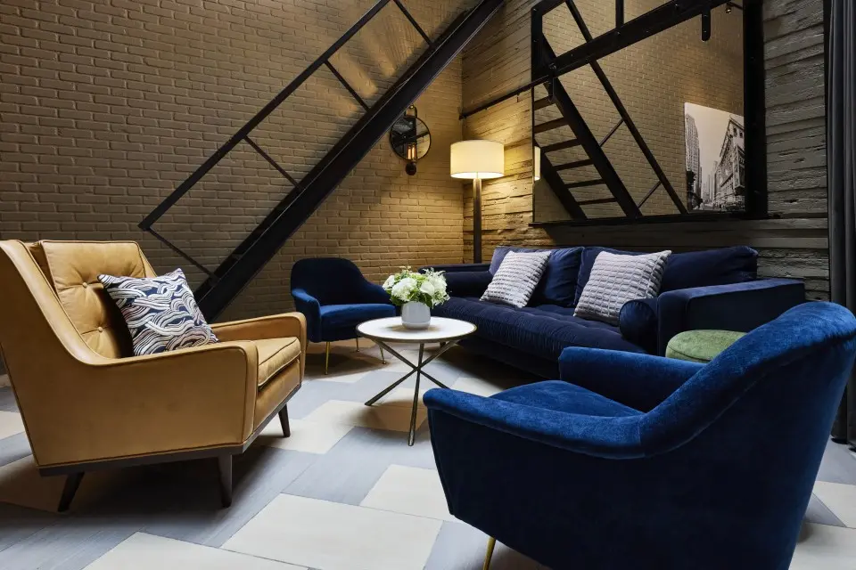 Archer Hotel New York - Back Lounge seating