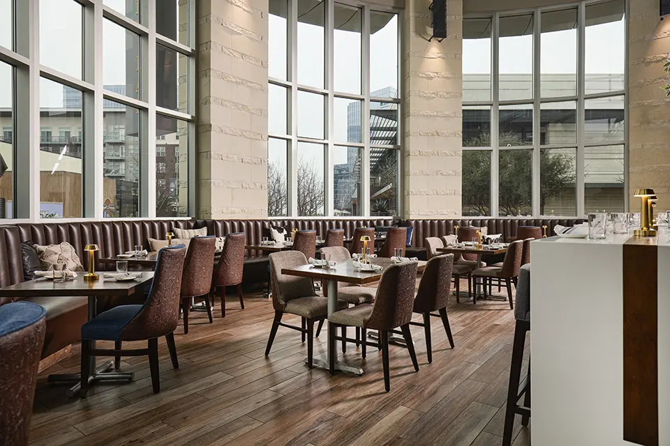 Archer Austin AKB Hotel Bar indoor seating