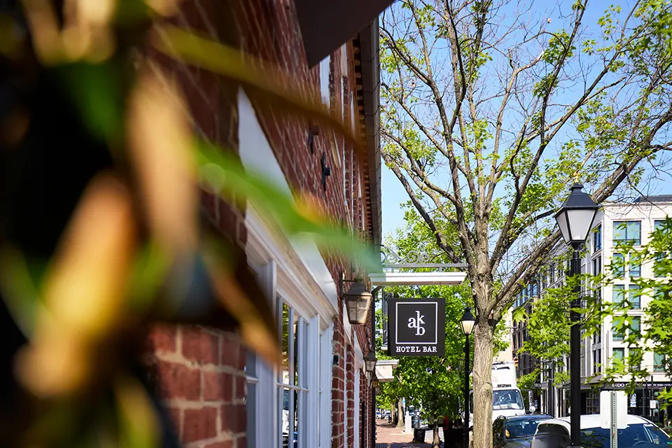 AKB signage at Archer Hotel Old Town Alexandria