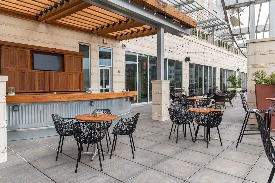 Archer Hotel Austin Terrace Outdoor seating