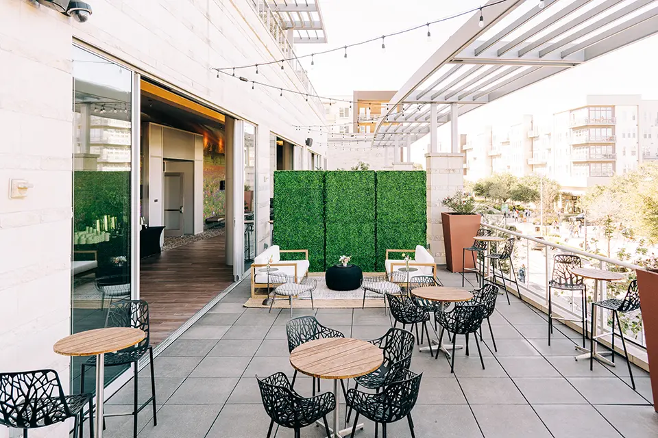 Archer Hotel Austin Terrace Outdoor seating