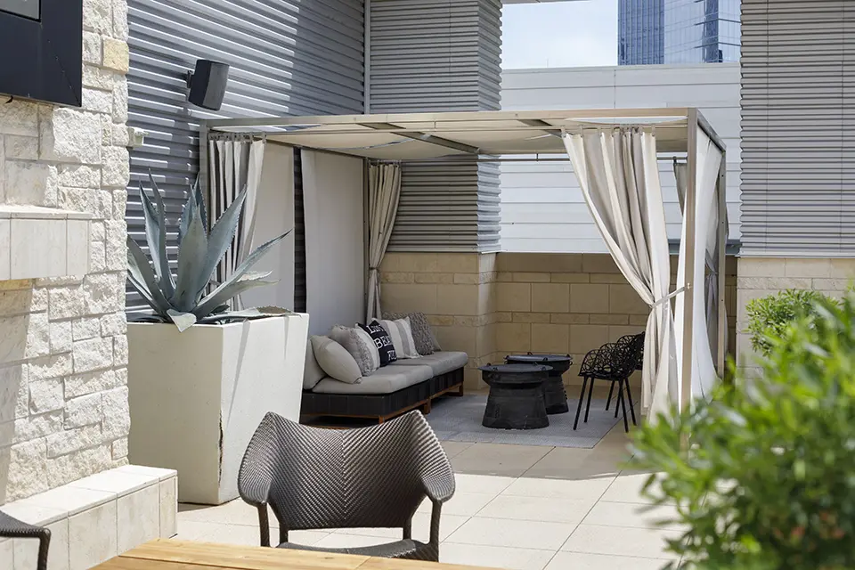 Archer Hotel Austin Pool Patio Cabana