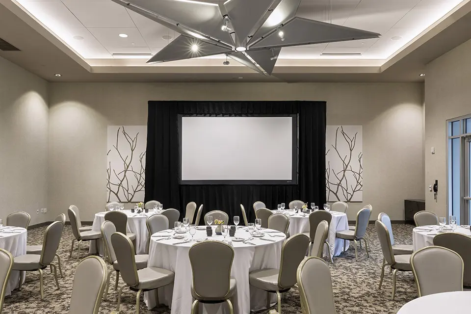 Archer Hotel Austin event set up in the Salon A