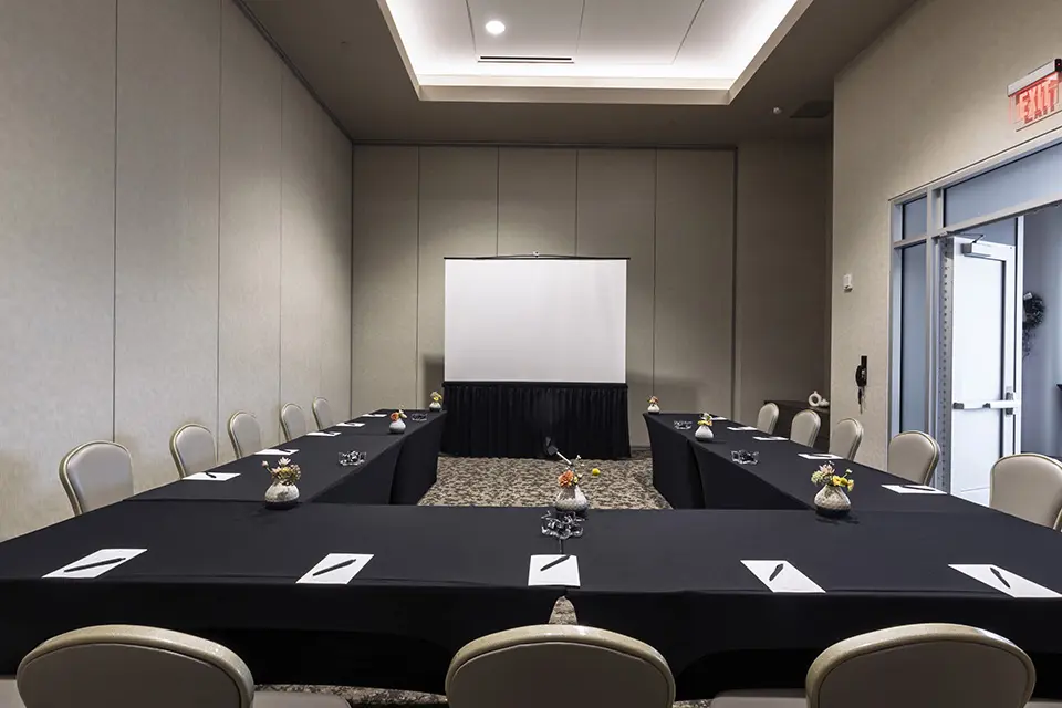 Archer Hotel Austin Salon D Conference set up