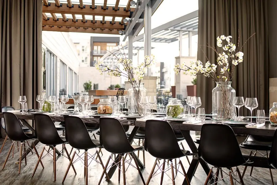 Archer Hotel Austin Terrace seating